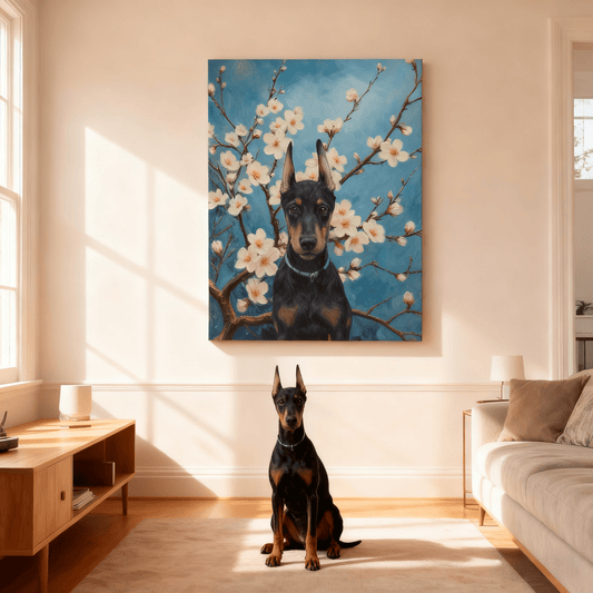 Almond Blossom - Custom Pet Portrait - Voyapaws