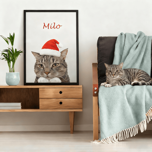 Christmas - Custom Pet Portrait - Voyapaws