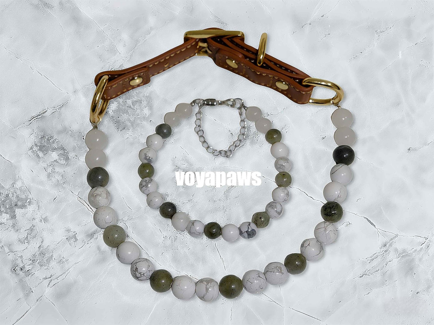 Matching Adult Bracelet - Serenity Pet Crystal Necklace - Voyapaws