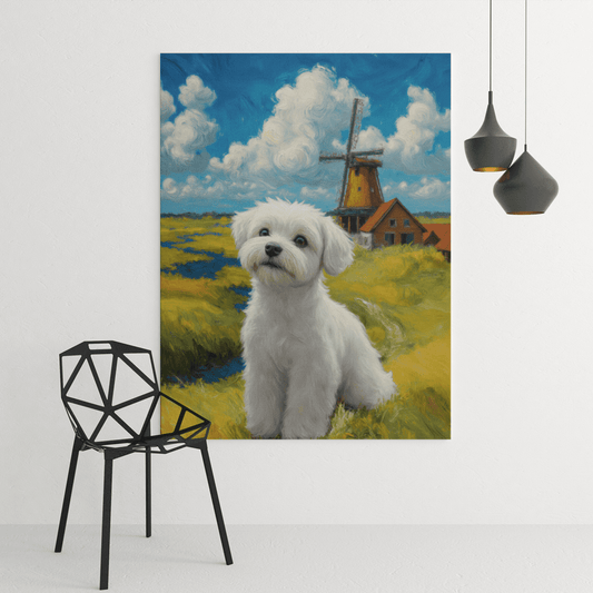 Summer Meadow - Custom Pet Portrait - Voyapaws