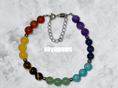 Matching Adult Bracelet-Colorful Energy Pet Crystal Necklace