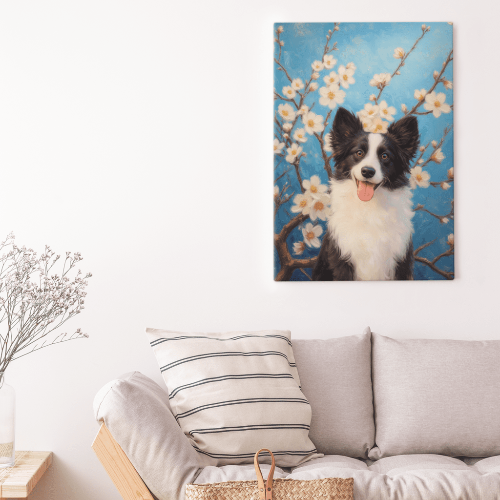 Almond Blossom - Custom Pet Portrait - Voyapaws