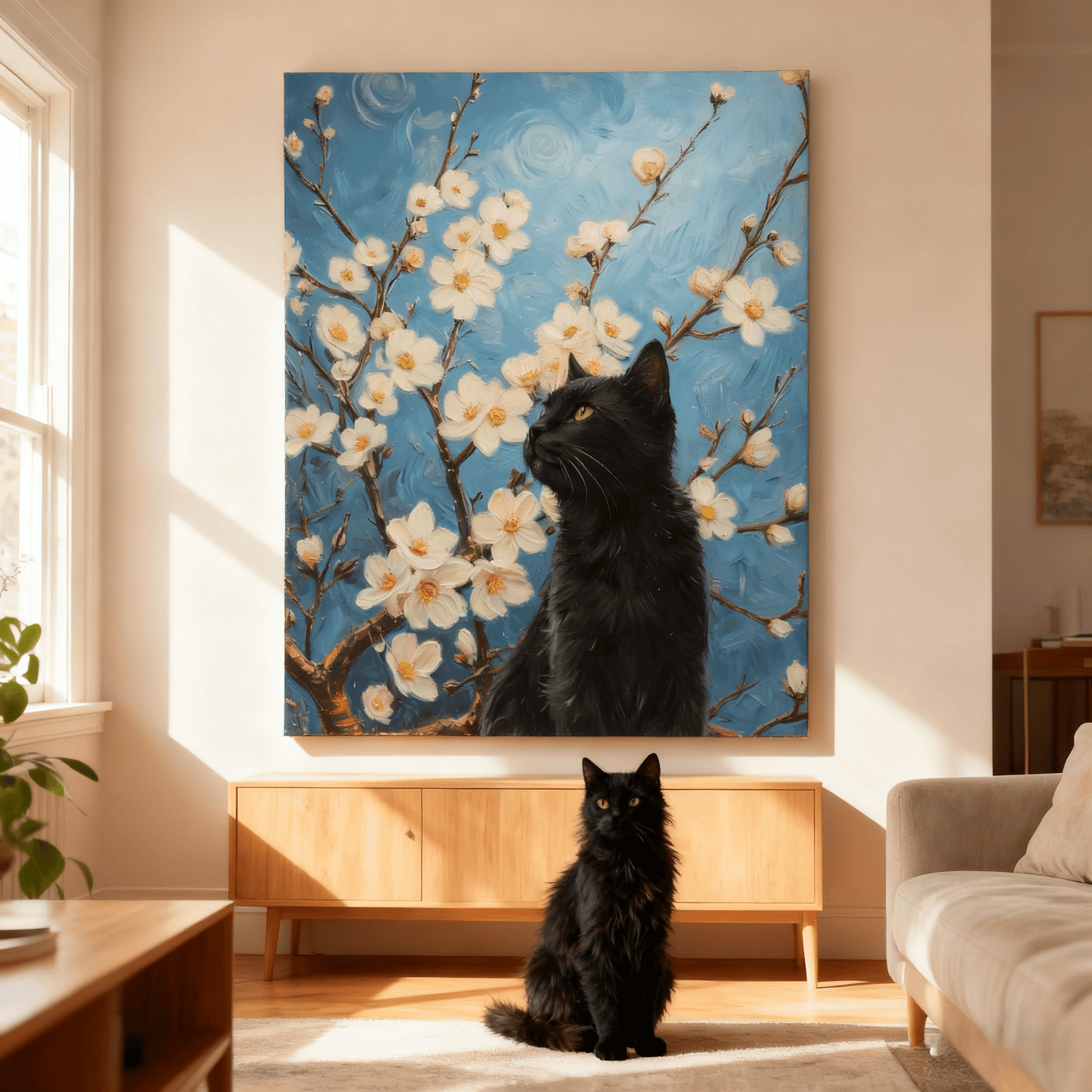 Almond Blossom - Custom Pet Portrait - Voyapaws