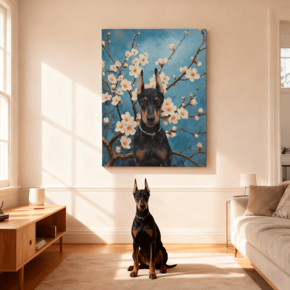 Almond Blossom - Custom Pet Portrait - Voyapaws