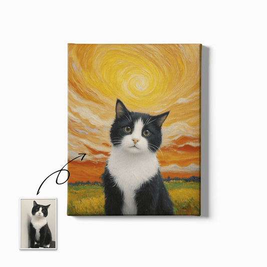 Burning Skies - Custom Pet Portrait - Voyapaws