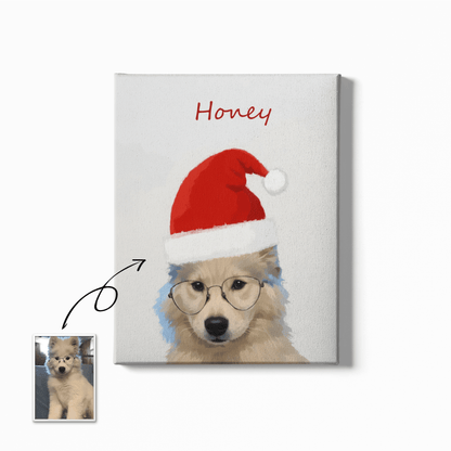 Christmas - Custom Pet Portrait - Voyapaws