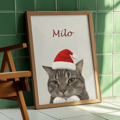Christmas - Custom Pet Portrait - Voyapaws