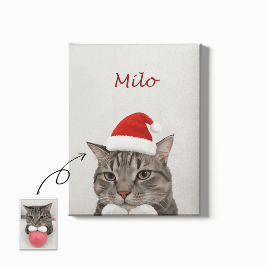 Christmas - Custom Pet Portrait - Voyapaws