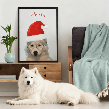 Christmas - Custom Pet Portrait - Voyapaws