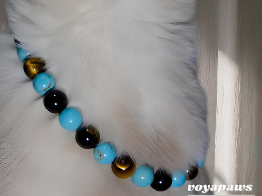 Earthen Guardian Pet Crystal Necklace - Voyapaws