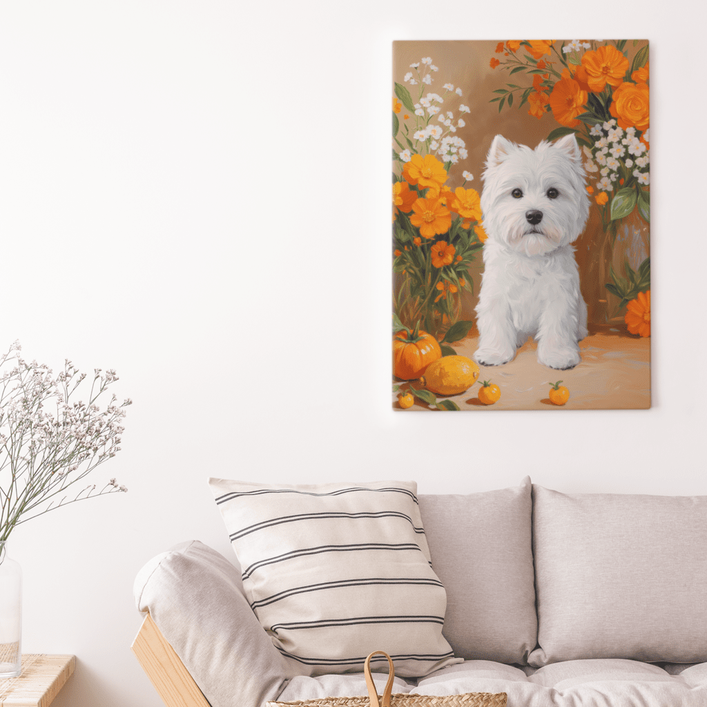 Floral Fruits - Custom Pet Portrait - Voyapaws