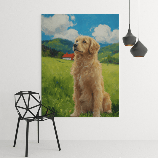 Fresh Grassland - Custom Pet Portrait - Voyapaws