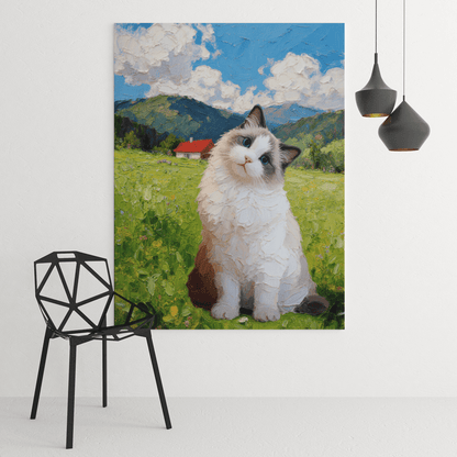 Fresh Grassland - Custom Pet Portrait - Voyapaws