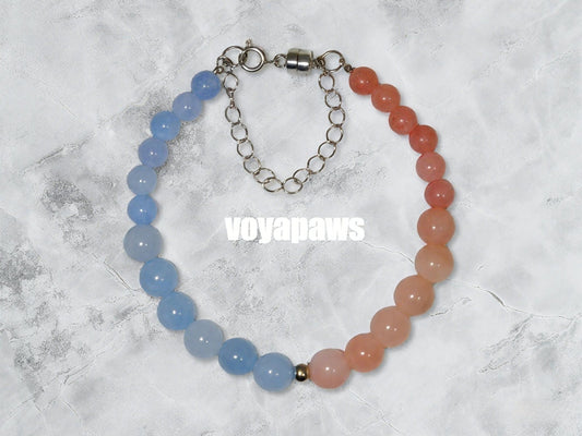 Matching Adult Bracelet - Crystal Harmony Pet Crystal Necklace - Voyapaws