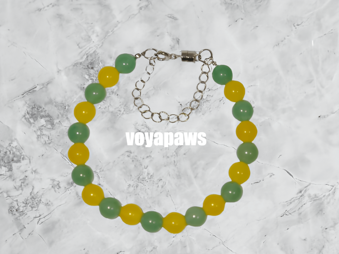 Matching Adult Bracelet - Nature's Essence Pet Crystal Necklace - Voyapaws