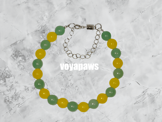 Matching Adult Bracelet - Nature's Essence Pet Crystal Necklace - Voyapaws