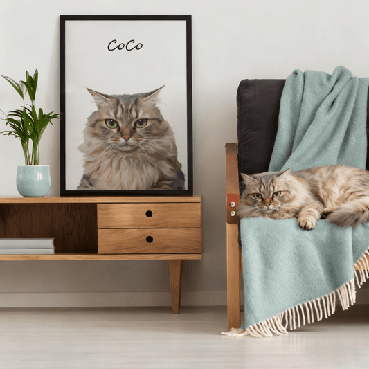 Minimalist - Custom Pet Portrait - Voyapaws