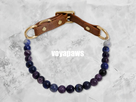 Ocean Whispers Pet Crystal Necklace - Voyapaws