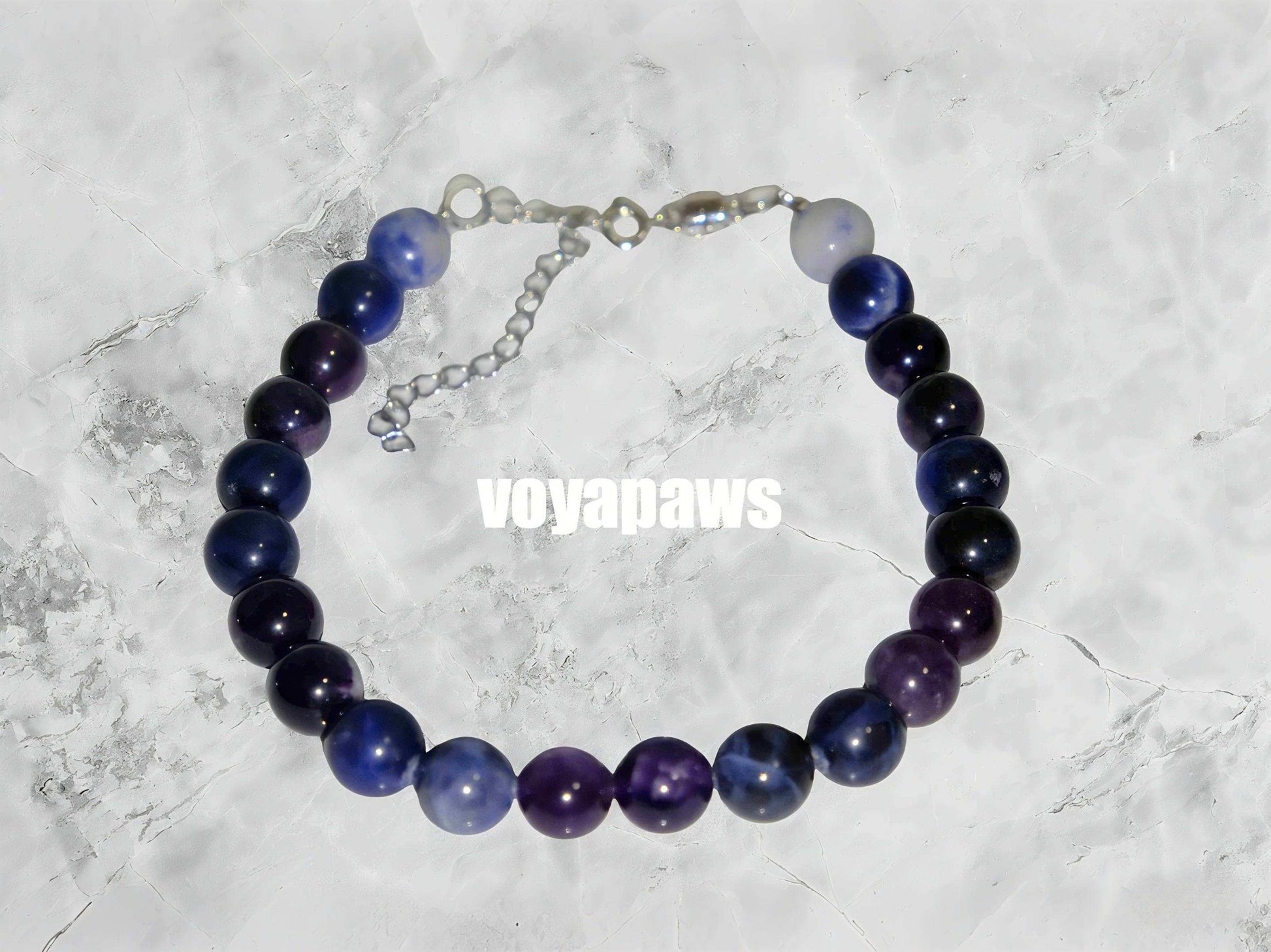 Ocean Whispers Pet Crystal Necklace - Voyapaws