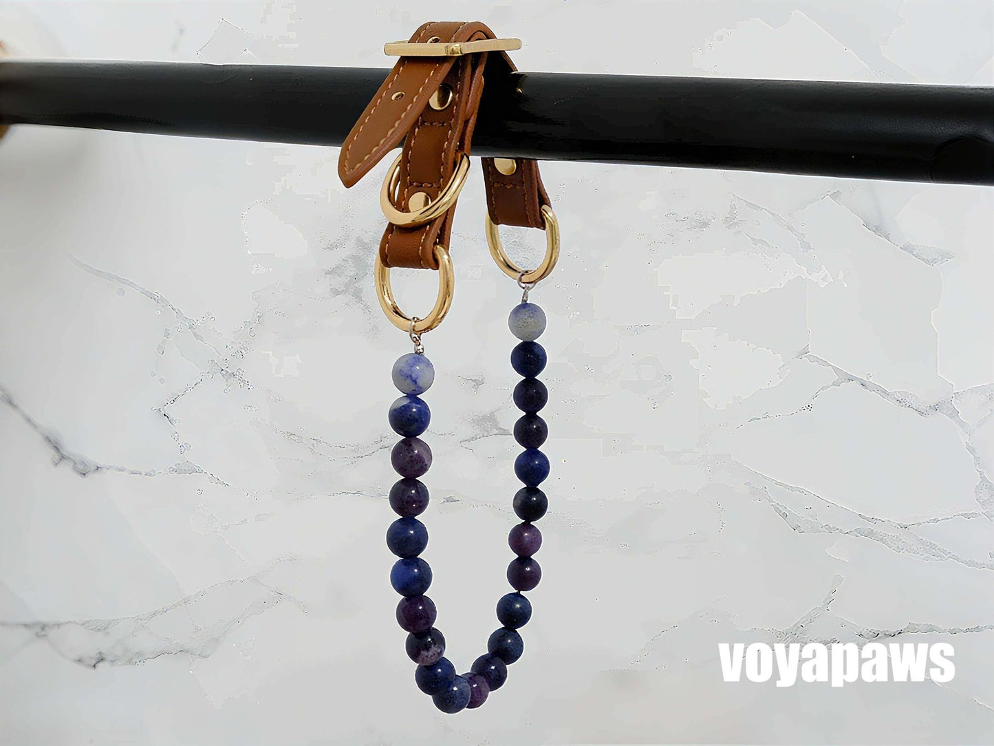 Ocean Whispers Pet Crystal Necklace - Voyapaws