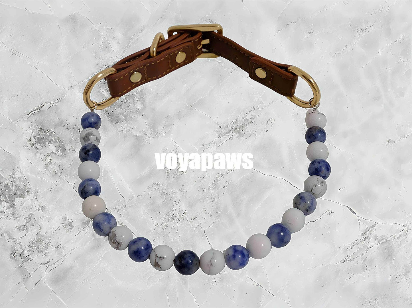 Ocean's Serenity Pet Crystal Necklace - Voyapaws