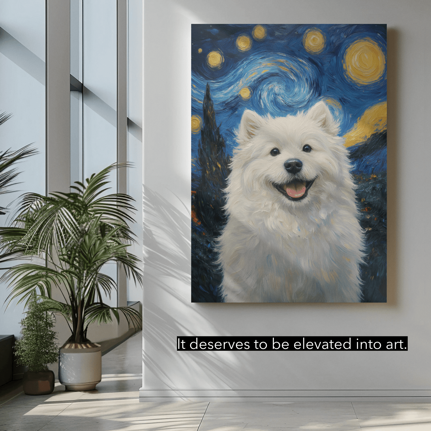 Starry Night Classic - Custom Pet Portrait - Voyapaws