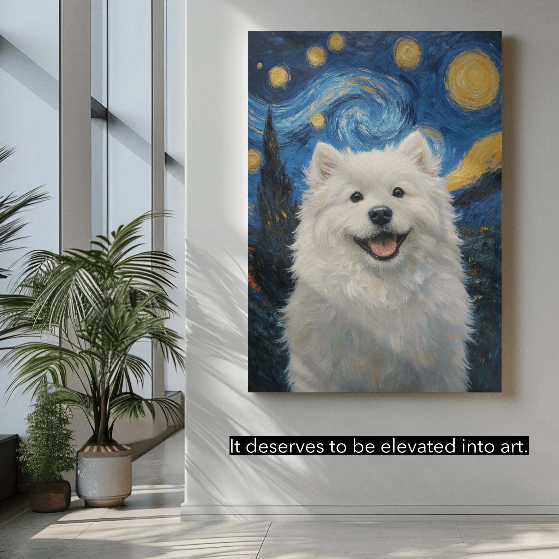 Starry Night Classic - Custom Pet Portrait - Voyapaws