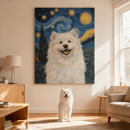 Starry Night Classic - Custom Pet Portrait - Voyapaws