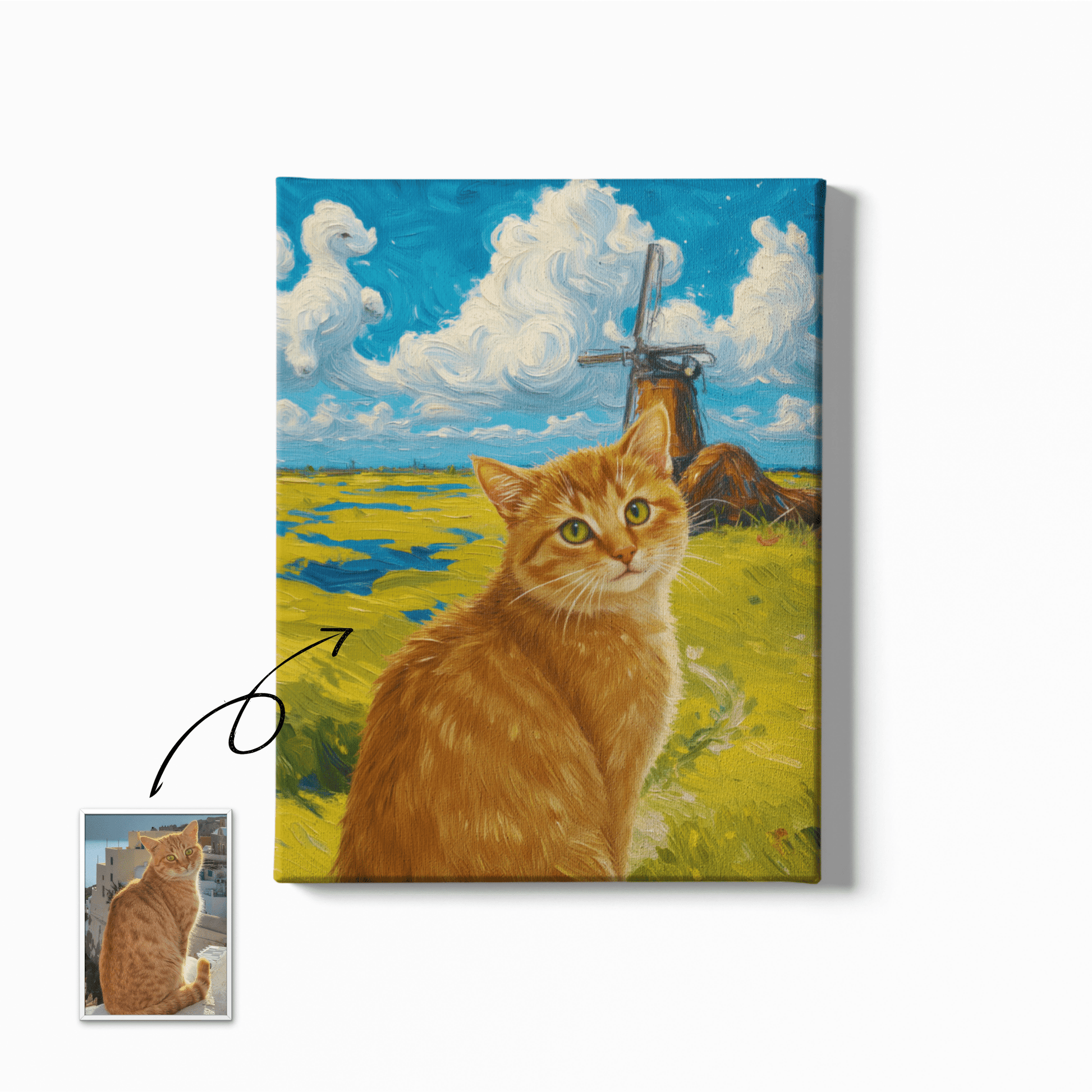 Summer Meadow - Custom Pet Portrait - Voyapaws