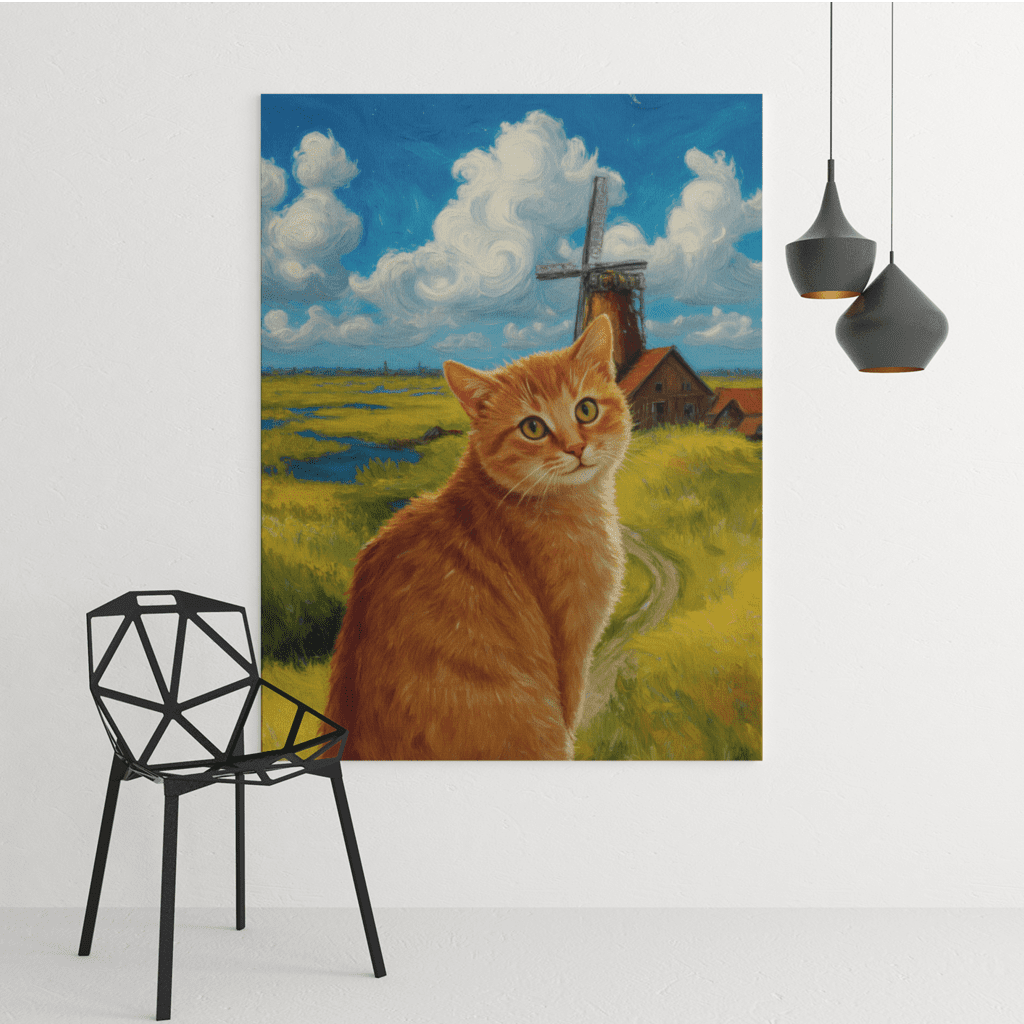 Summer Meadow - Custom Pet Portrait - Voyapaws